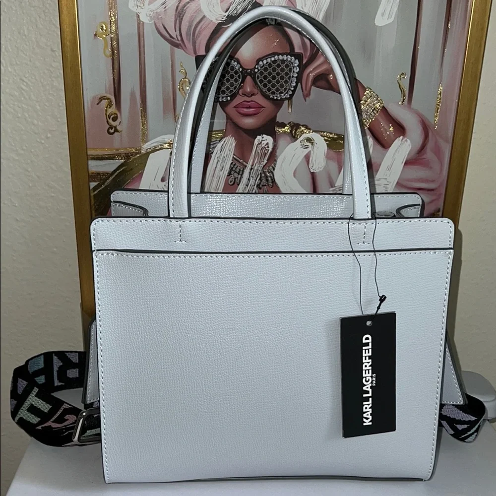 Karl Lagerfeld Crossbody Bag With A Pouch - Picture 16 of 17